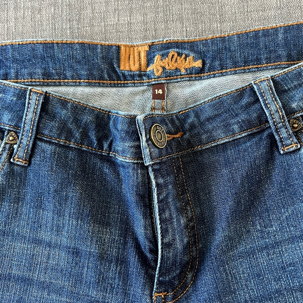 Kut from the Kloth Women's Blue Cropped Jeans